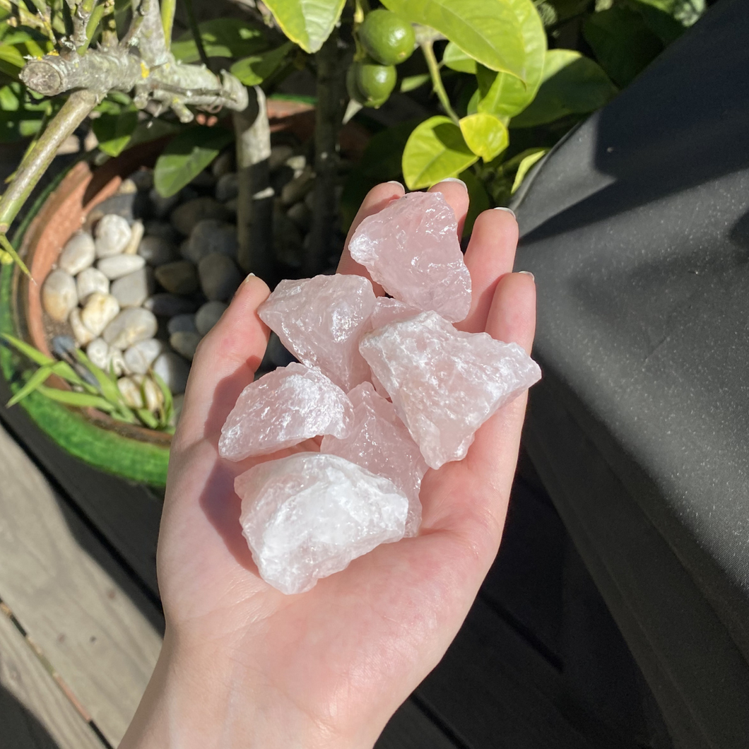 Celestial Raw Rose Quartz Crystal (Small)