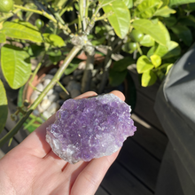 Load image into Gallery viewer, Flat-bottom Amethyst Cluster (Small/Medium)
